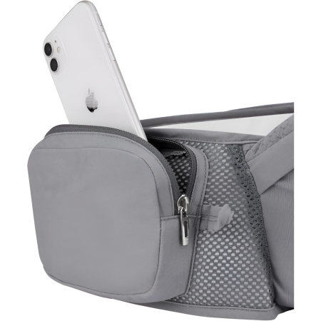 Marsupiu Ergonomic 3in1, Flippy, pentru Bebelusi si Copii, 0-36 Luni, Bretele Reglabile pentru Umar si Sold, Inchidere Catarama, 125x25x14 cm, Gri [2]