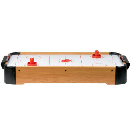 Masa Air Hockey Graffiti fara Picioare, Flippy, Lemn, 2 Pucuri, Tabela Scor, 2 Impingatoare, 76x38x9 cm, Maro [1]