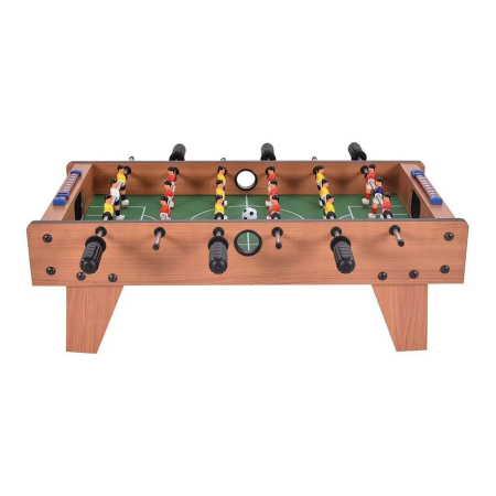 Masa de Fotbal cu Teren si 18 Jucatori Flippy, 6 Manere, cu Tablou pentru Scor, din Metal, Lemn si ABS, 69 x 36.5 x 23 cm, cu Picioruse, pentru copii/adulti [3]