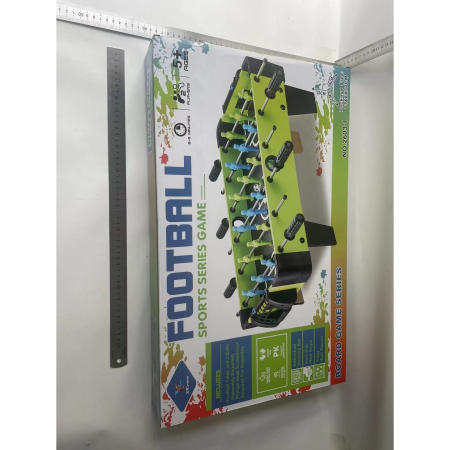 Masa de fotbal cu teren si 18 jucatori Flippy, 6 manere, cu Tablou Scor, din Metal si ABS, 70 x 59 x 64 cm, Design Multicolor, pentru copii/adulti, verde [6]