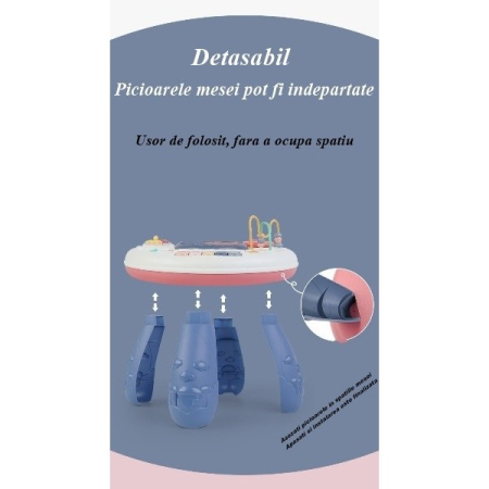 Masa educativa pentru copii cu accesorii, fara margini ascutite [1]