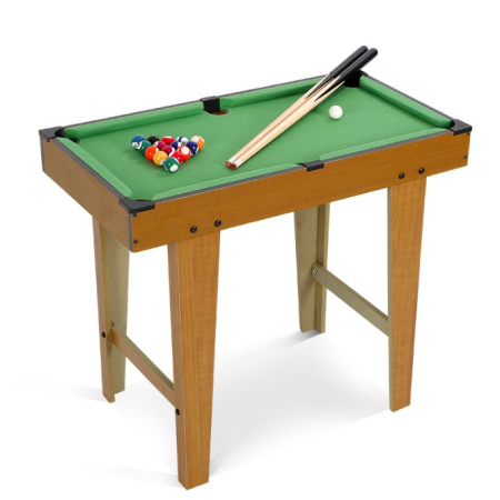 Jocuri de societate - Mini Masa de Biliard pentru Copii, Flippy, Durabil, Usor de Transportat, 2 Tacuri, 16 Bile, 120x61x77.5 cm