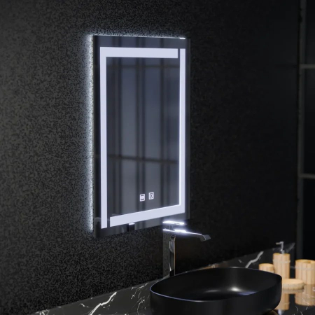 Articole pentru baie - Oglinda LED Touch Finater 12W Sistem Dezaburire 60x45cm