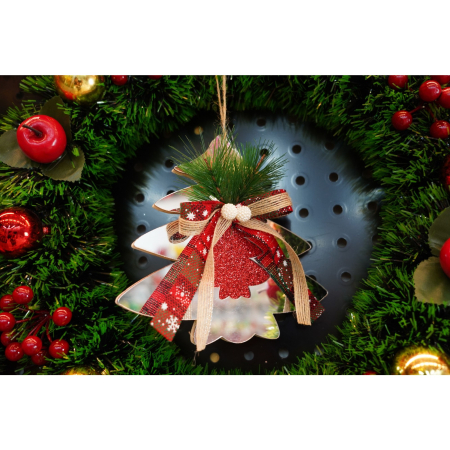 Ornament brad, Flippy, Brad, Argintiu, Lucios, 14*17CM, Acril, Interior/ Exterior [4]