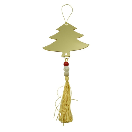 Ornamente Brad - Ornament brad, Flippy, Brad, Auriu, Lucios, 8*25CM, Acril, Interior/ Exterior