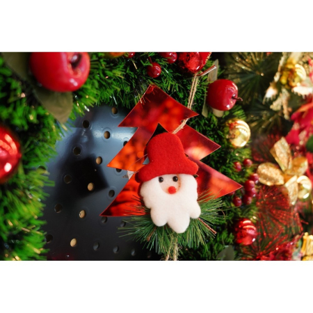 Ornament brad, Flippy, Brad cu clopotei, Rosu, Lucios, 15*20CM, Acril, Interior/ Exterior [7]