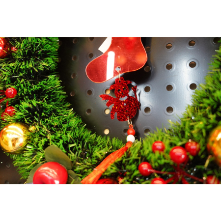 Ornament brad, Flippy, Gheata, Om de zapada, Rosu, Lucios, 10*28CM, Acril, Interior/ Exterior [4]