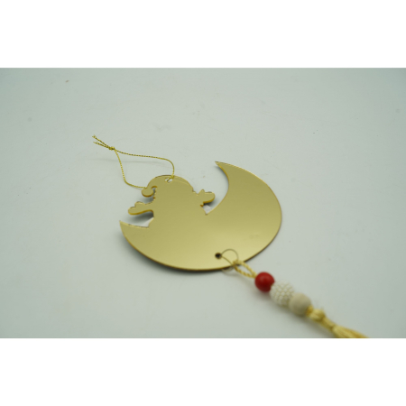 Ornament brad, Flippy, Luna, Auriu, Lucios, 10*25CM, Acril, Interior/ Exterior [3]