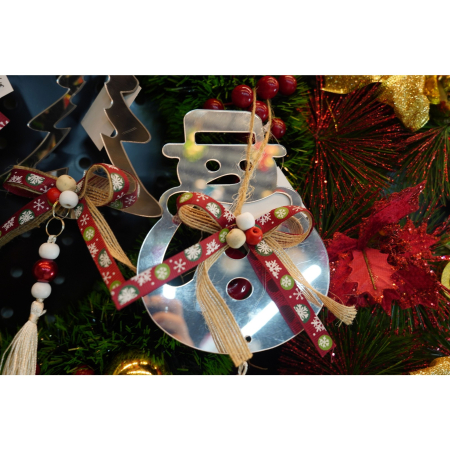 Ornament brad, Flippy, Om de zapada, Argintiu, Lucios, 14*26CM, Acril, Interior/ Exterior [1]