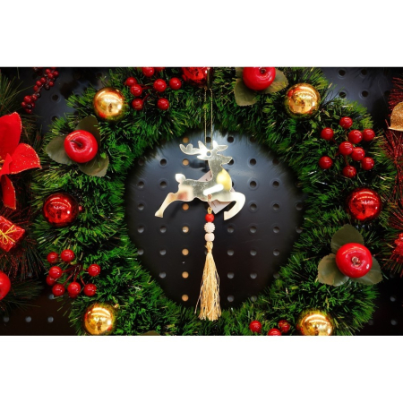 Ornament brad, Flippy, Ren, Auriu, Lucios, 10*25CM, Acril, Interior/ Exterior [6]