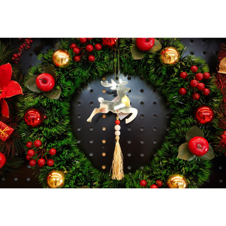 Ornament brad, Flippy, Ren, Auriu, Lucios, 10*25CM, Acril, Interior/ Exterior [1]