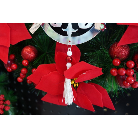 Ornament brad, Flippy, Rotund, Argintiu, Lucios, 14*26CM, Acril, Interior/ Exterior [8]