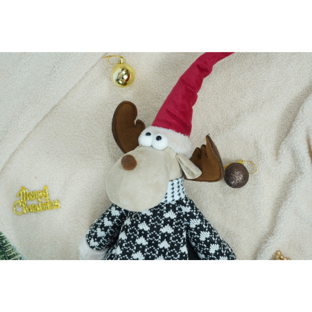 Ornament de Craciun ren, Flippy, multicolor, textil, 68 cm [4]