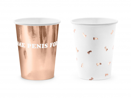 Petrecerea Burlacitelor - Pahare Același penis pentru totdeauna 220 ml (1 set. / 6 buc.)