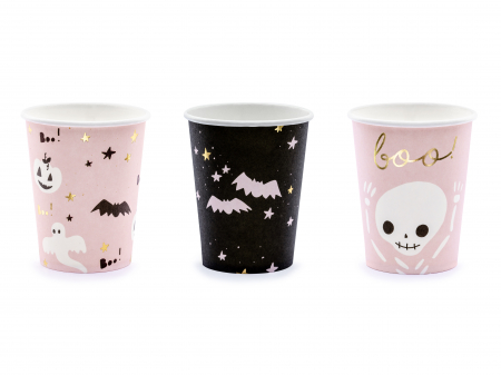 Pahare - Pahare Boo!, mix, 220 ml (1 set. / 6 buc.)