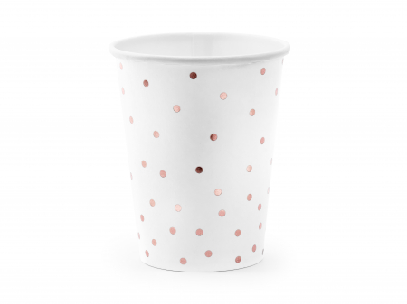 Pahare - Pahare Buline, albe, 260 ml (1 set. / 6 buc.)
