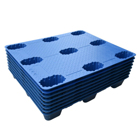 Diverse casa - Palet turnat prin suflare cu noua picioare pentru Stivuitor, depozit de paleti logistici tampon din Plastic-Dimensiune: 1210