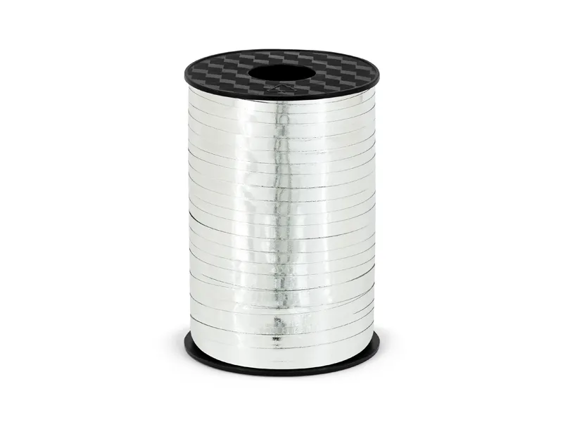 Articole Diverse - Panglică de plastic, argintie, 5mm/225m