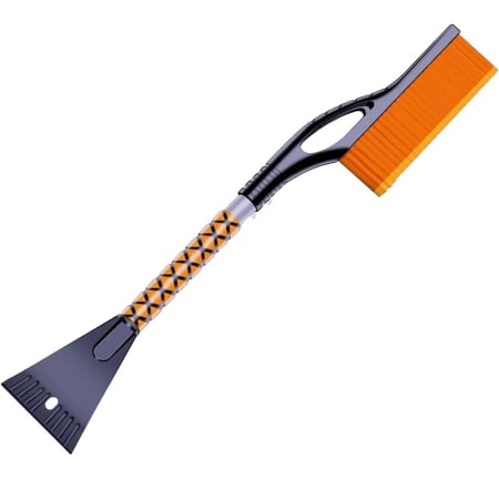 Articole Auto - Perie de Zapada cu Racleta pentru Masina, Flippy, Multifunctionala, Demontabila, cu Maner Antiderapant, Aluminiu, Plastic, Fragmentarea Ghetii de pe Parbriz, Solutia pentru Iarna, pentru Dezghetare, 6