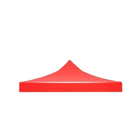 Camping - Prelata Copertina pentru Cort Tip Pavilion Flippy, 2.9 x 2.9 m, Acoperis pentru Cort, Impermeabila, invelis din material textil oxfort 700D, cauciucat Rosu