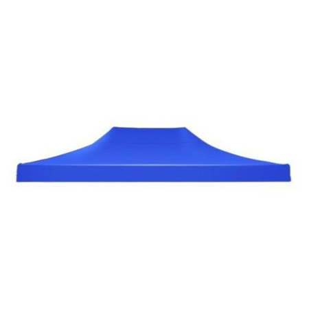 Camping - Prelata Copertina pentru Cort tip Pavilion, Flippy, Invelis Impermiabil din Material Textil Oxford 700D, Varf Plat Cauciucat, 4.3 x 2.9 m Albastru