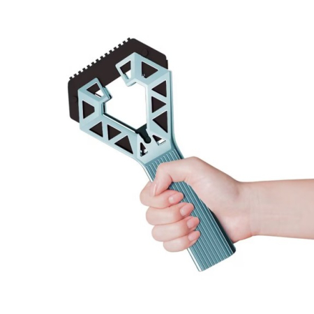 Racleta Auto pentru Zapada cu un Capat, Flippy, Universala, Deszapezire Masina, cu Maner, Ergonomic, Detasabila, pentru Geamuri si Caroserie, Usor de Utilizat, 23.5x4.3 cm, Albastru [3]