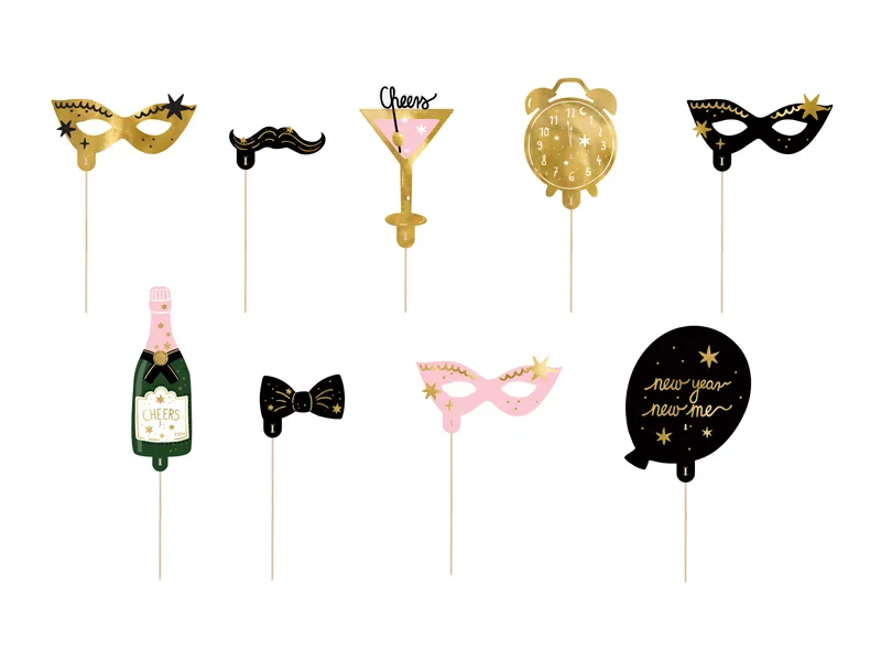 accsesorii decoratiuni - Recuzită foto Hai să petrecem, mix