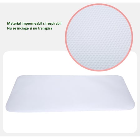 Rucsac Multifunctional pentru Mamici, Flippy, cu Patut Pliabil si Baza de Schimbat, Rezistent la Apa, Capacitate Mare, Usor, Compartimente Multiple, Buzunar Termic pentru Lapte, 42 x 32 x 22 cm, Gri [8]