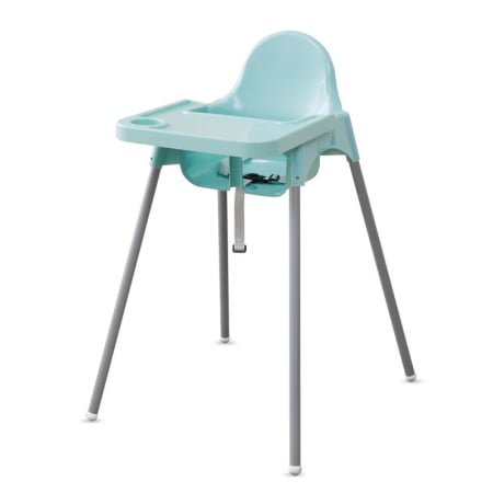 Scaune de masa bebe - Scaun de Masa, Flippy, pentru Bebelusi si Copii 6-36 Luni, din Plastic/Metal, Centura in 2 Puncte, Tava Detasabila, 63 x 57 x 85 cm, Albastru