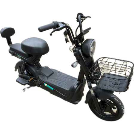 Scuter Electric KG, Saige, Fara Permis, Motor 500W, Baterie 48V20Ah, Autonomie 60km, 153x40x85 cm, Viteza Maxima 25km/h, Negru [2]