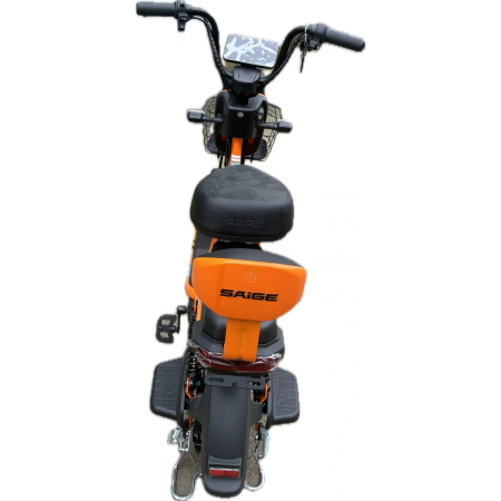 Scuter Electric KG, Saige, Fara Permis, Motor 500W, Baterie 48V20Ah, Autonomie 60km, 153x40x85 cm, Viteza Maxima 25km/h, Portocaliu [7]