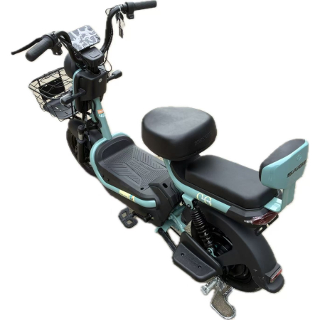 Scuter Electric KG, Saige, Fara Permis, Motor 500W, Baterie 48V20Ah, Autonomie 60km, 153x40x85 cm, Viteza Maxima 25km/h, Verde [9]