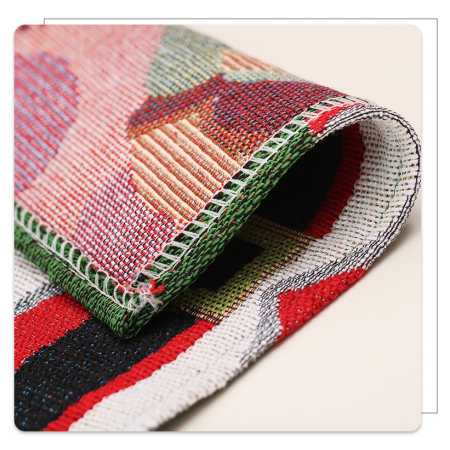 Servet de Masa, Flippy, Model Brazi de Craciun, Tematica Craciun, Prosop pentru Masa, 47x33 cm, Bumbac si Fibre Sintetice, Rosu [6]