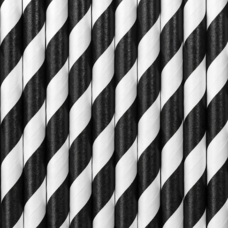 Paie - Set 10 paie negre, 19.5cm