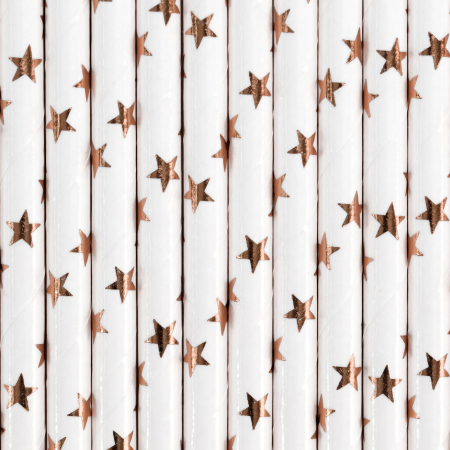 ARTICOLE DE PETRECERE - Set 10 paie rose gold, 19.5cm