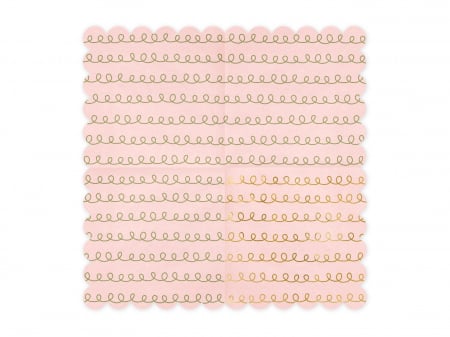 ARTICOLE DE PETRECERE - Set 20 servetele roz pudra deschis, 32x32cm
