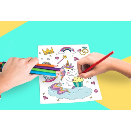 Set 9 Planse Razuibile, Flippy, Scratch ArtCards, +3 Ani, de Razuit si de Colorat, 19 x 14 cm, Model Dinozauri, Multicolor [3]