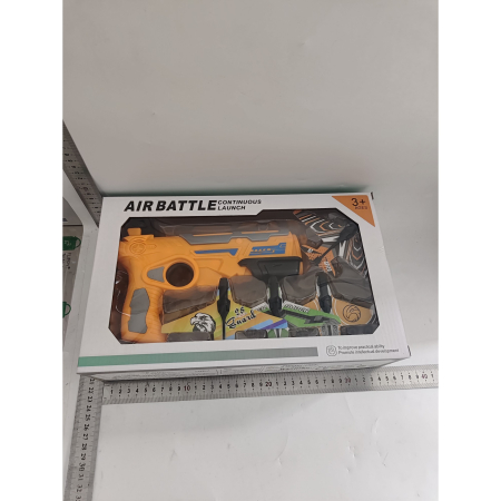 Set Arma de jucarie tip lansator de avioane, Air Battle, Portocaliu [4]