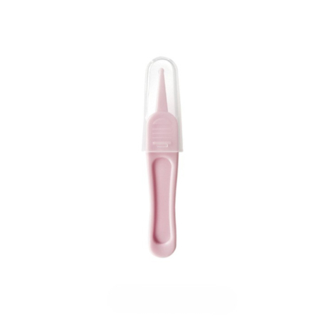 Set Aspirator Nazal pentru Copii, Flippy, Manual, Anti-Reflux, cu Pompita, Usor de Curatat, Varf din Silicon, 11.2x4cm, Roz [3]