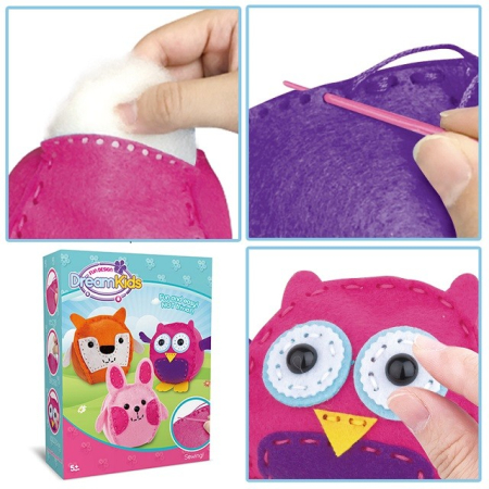 Set creatie perna pentru copii, Dream Kids, 3 piese [10]