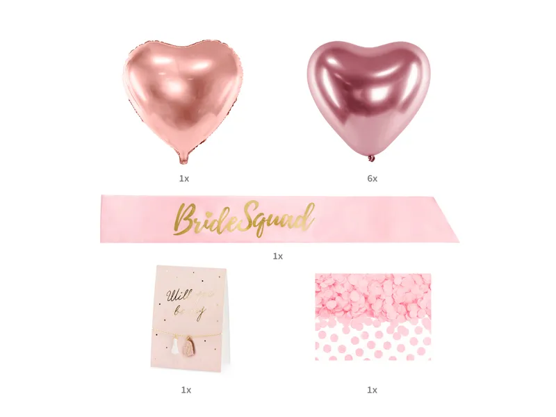 Moristi de sol - Set de accesorii pentru domnișoare de onoare, mix