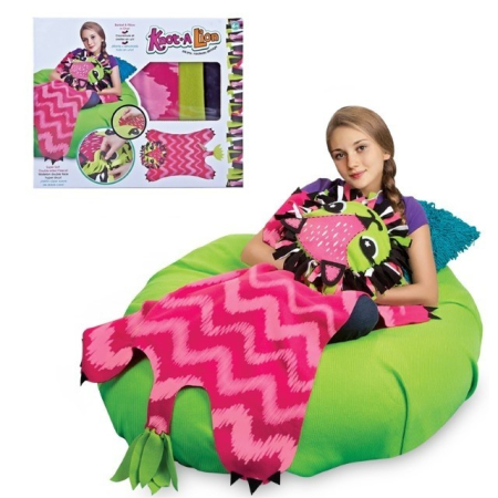 Set de creatie DIY, Flippy, patura de tricotat multicolor [2]