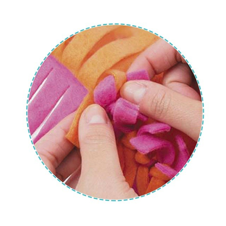 Set de creatie DIY Flippy, tesut si tricotat, patura 6+ ani, multicolor [3]