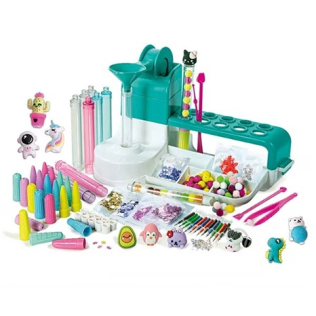 Jucarii si Jocuri - Set de Creatie, Flippy, Stiloul Magic, +6 Ani, peste 50 de Accesorii, Laborator de Creatie Pixuri, 34 x 31 x 8 cm, Multicolor