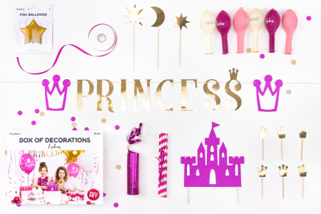 PETRECERI FETITE - Set decorațiuni petrecere - Prințesă