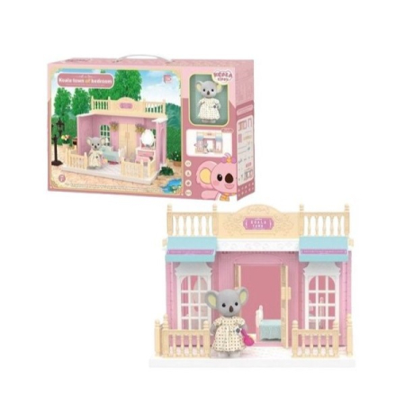 Jucarii si Jocuri - Set dormitor pentru papusi cu mobilier si figurina, Flippy