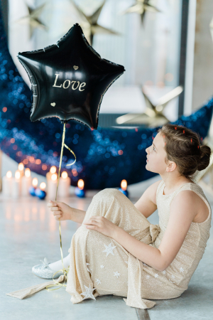 Stickere litere, aurii (1 set / 1 buc.) [2]