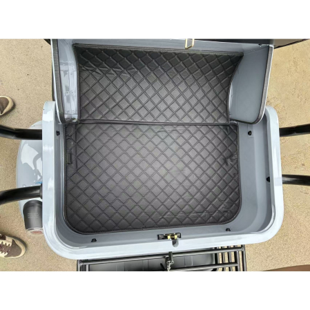 Triciclu Electric V6, Saige, Fara Permis, cu Doua Locuri, Motor 1800W, Baterie 72V24Ah, Autonomie 60km, 220x88x105 cm, Viteza Maxima 25km/h, Gri [6]