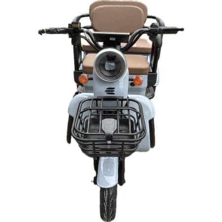Triciclu Electric V6, Saige, Fara Permis, cu Doua Locuri, Motor 1800W, Baterie 72V24Ah, Autonomie 60km, 220x88x105 cm, Viteza Maxima 25km/h, Gri [2]