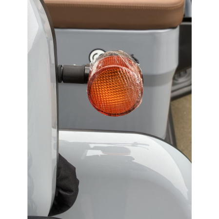 Triciclu Electric V6, Saige, Fara Permis, cu Doua Locuri, Motor 1800W, Baterie 72V24Ah, Autonomie 60km, 220x88x105 cm, Viteza Maxima 25km/h, Gri [11]